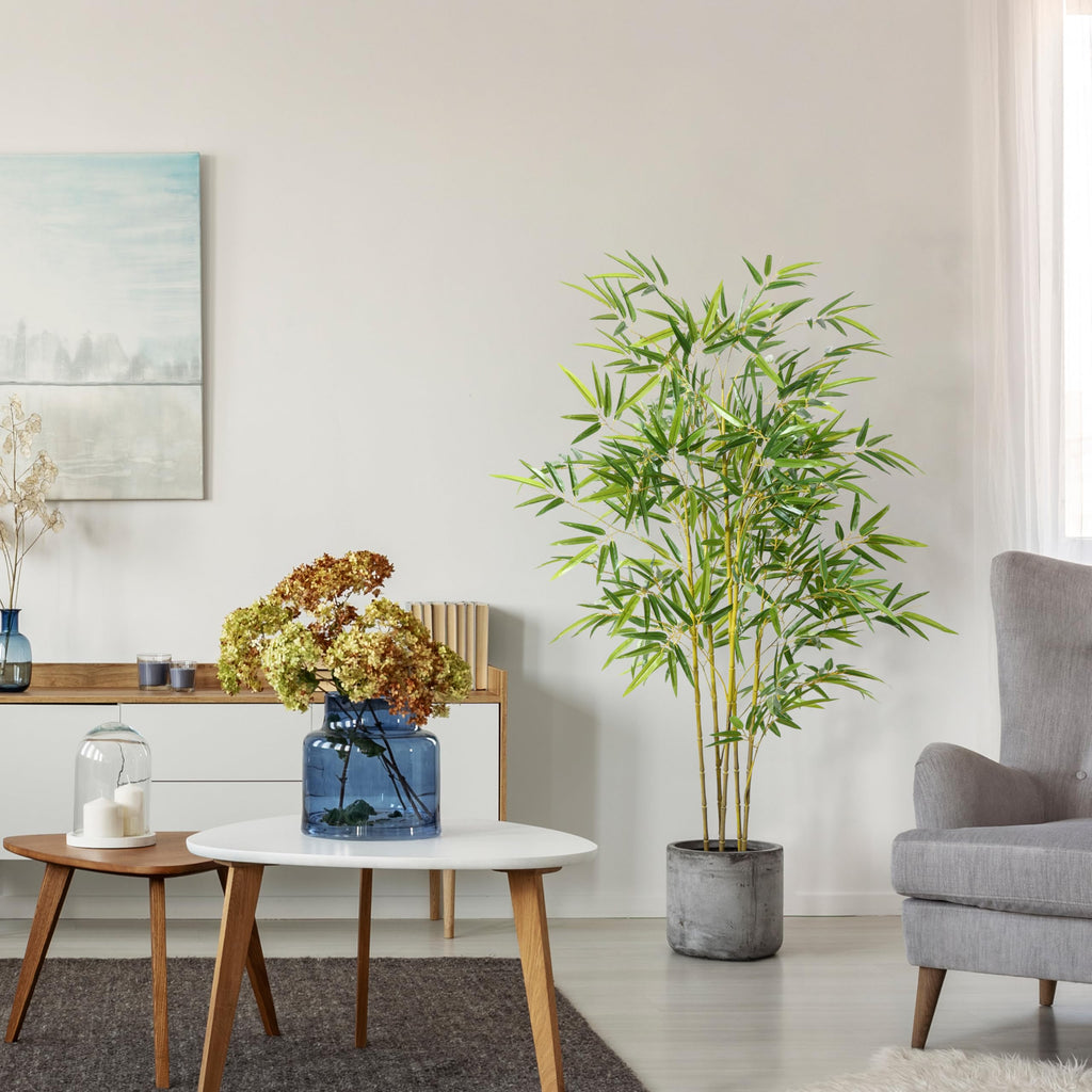 Kazeila 140cm Artificial Bamboo Tree | Realistic Faux Plant with Pot