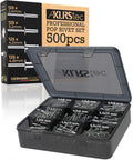 KLRStec Aluminum Pop Rivets Assortment Kit - 500pcs Blind Rivets Set