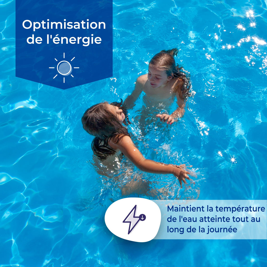 Gre Oval Insulated Swimming Pool Cover - 500 x 300 cm Blue Polyethylene