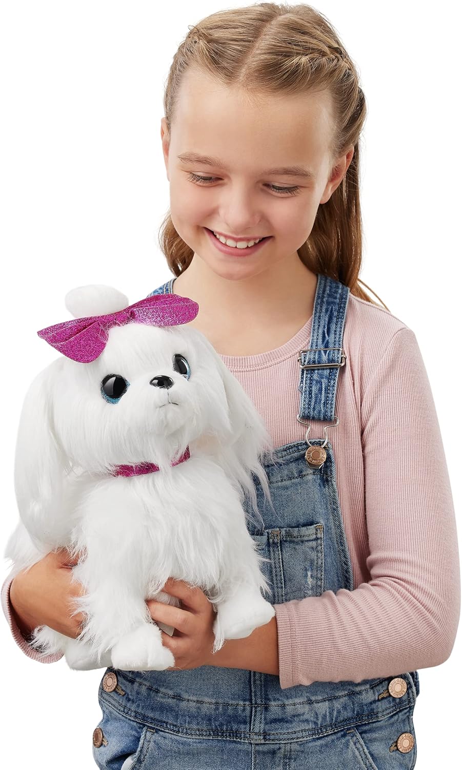 Pets Alive Lil' Paw Paw Walking Puppy – Interactive Maltese Plush Toy