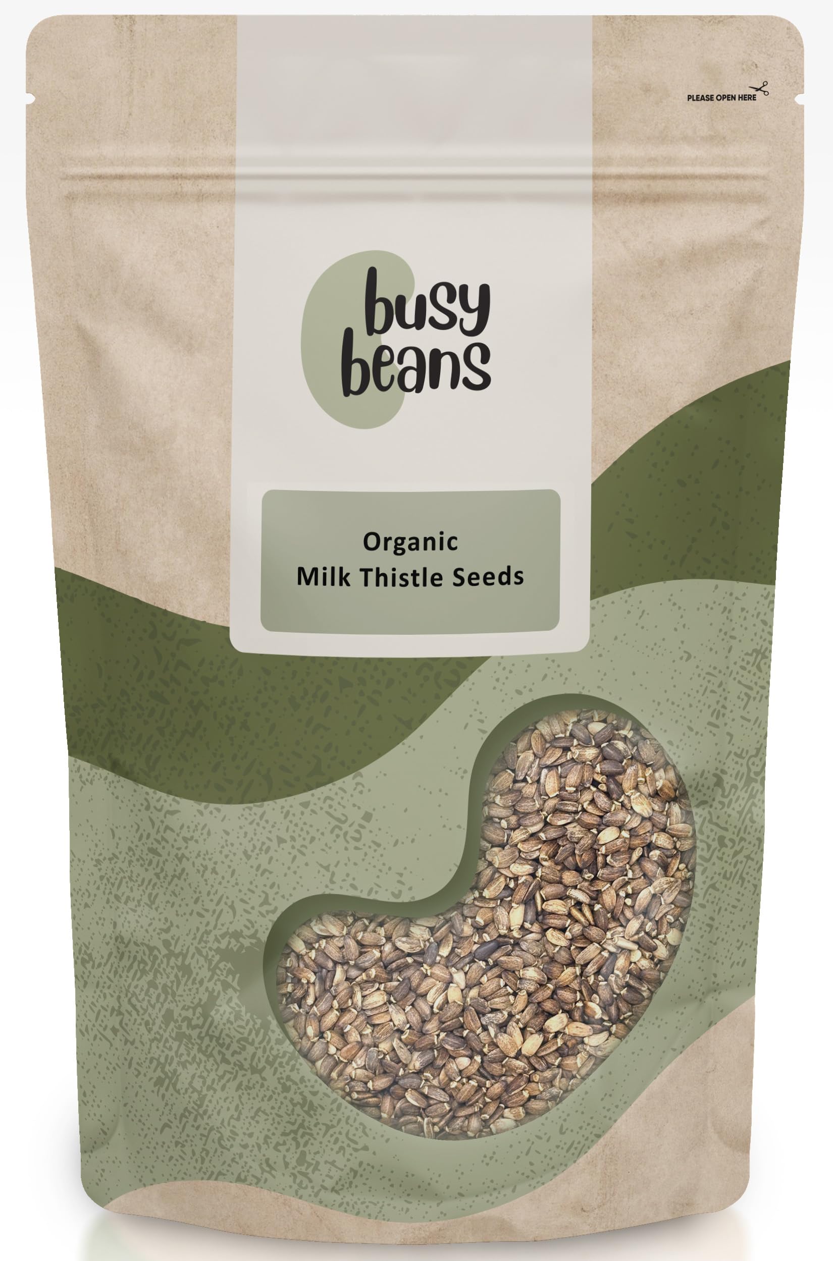 Busy Beans Organic Milk Thistle Seeds | Natural Liver Support – 1kg