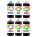 Rainbow Slush Syrup | 6 x 1L AZO Free Slushy Concentrate | Made in Germany