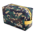 SMUG Waterproof Travel Toiletry Wash Bag - Large Green Camo Organizer