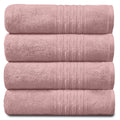 Gaveno Cavailia Hampton Bath Towel Set | 100% Cotton 450GSM - Blush Pink