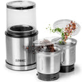 Duronic CG421 Electric Coffee & Spice Grinder | 2-in-1 Wet & Dry 200W Mill