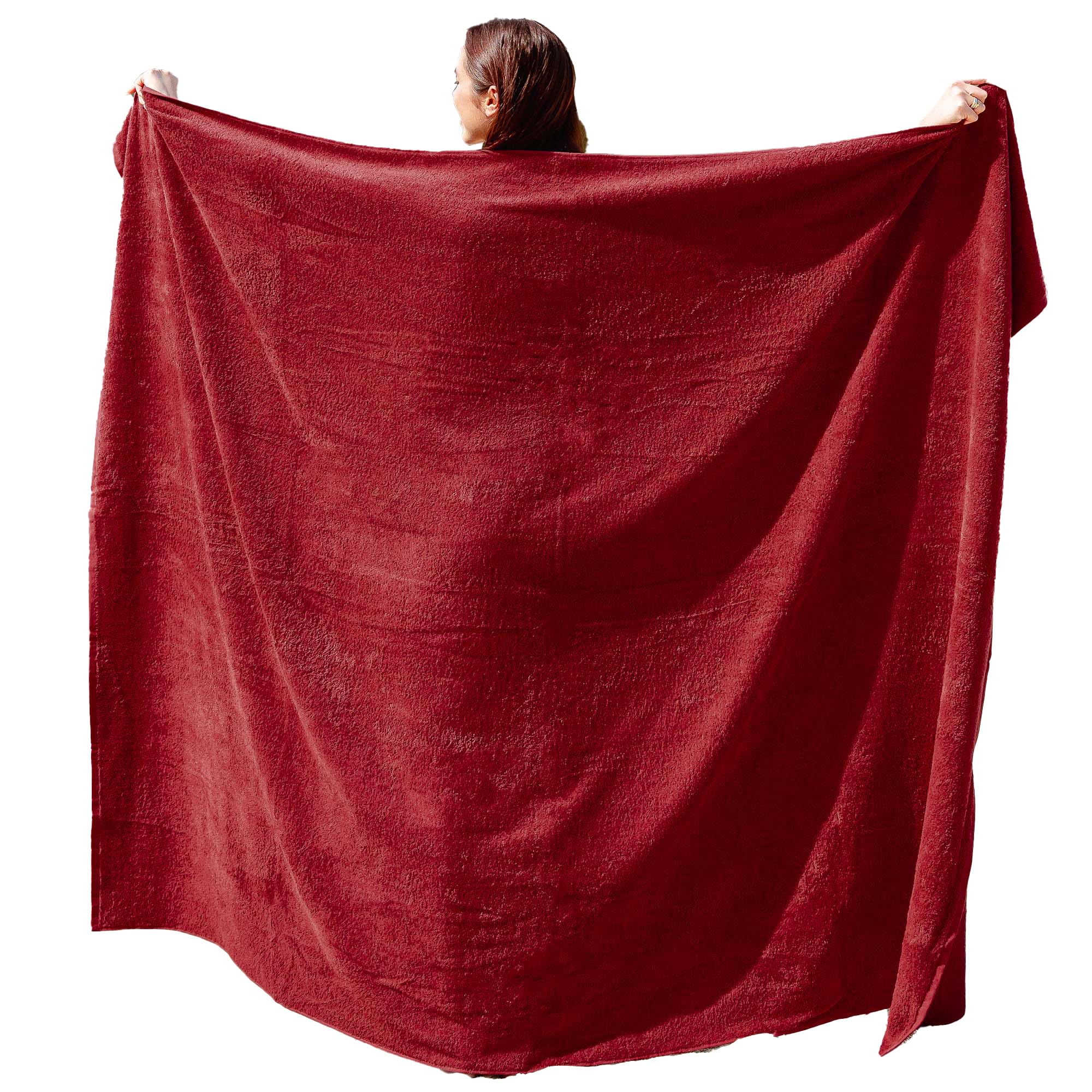 ADAMO XXL Oversize Beach & Bath Towel – 100% Cotton Terry, 155x220cm