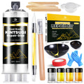 Jolof Store Food Safe Kintsugi Repair Kit – Gold & Silver Ceramic Glue Set
