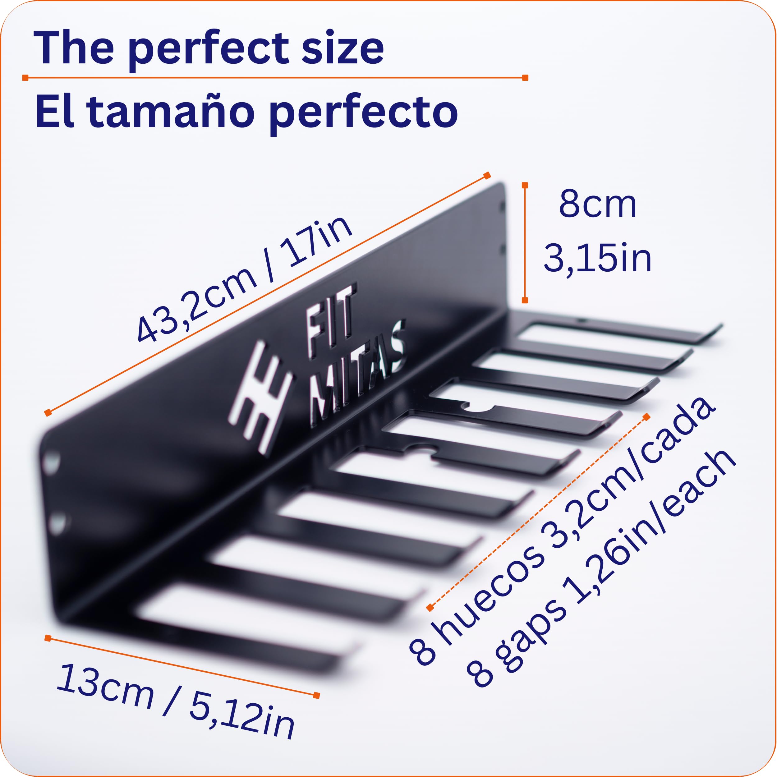 Wall Mounted Gym Organiser - Olympic Barbell & Yoga Mat Rack