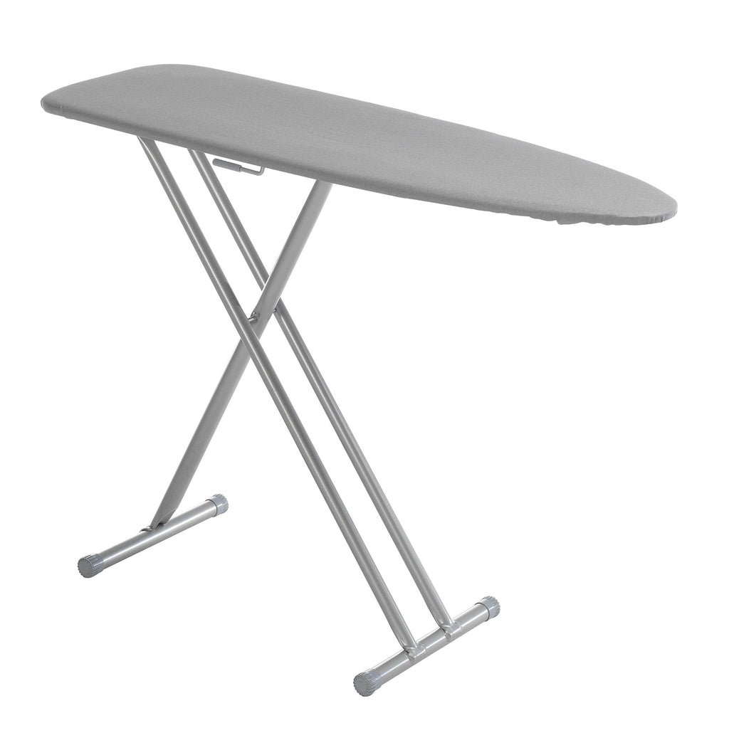 Mabel Home Ergo T-Leg Ironing Board - 45x15 Inch with Extra Cover, Grey