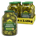 Kuhne Pickled Dill Chips – Crinkle Cut Gherkin Slices, 2.45kg (4 Pack)