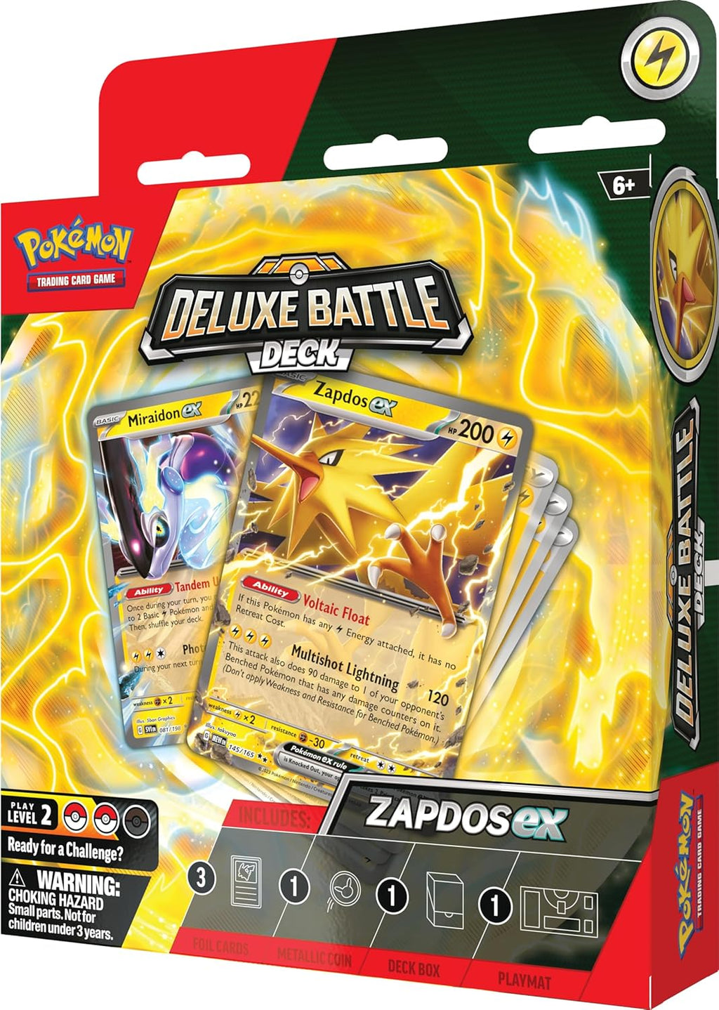 Pokemon TCG: Zapdos ex Deluxe Battle Deck - 60-Card Strategy Set