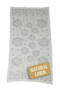 Linen Bath Towel – Absorbent Compact Jacquard Towel