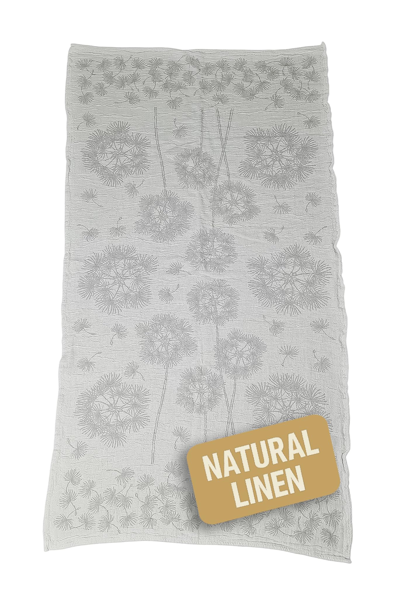 Linen Bath Towel – Absorbent Compact Jacquard Towel