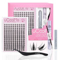 uCoolMe Fairy Lash Clusters Kit | 8-18mm Manga C Curl Spiky Lashes