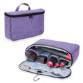 Teamoy Travel Storage Bag for Dyson Airwrap Styler | Hanging Nylon Case, Purple