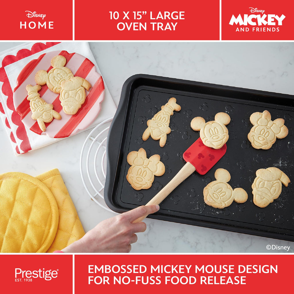 Prestige Disney Mickey Mouse 6-Piece Non-Stick Bakeware Set - Red