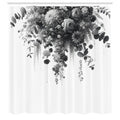 Abakuhaus Eucalyptus Fabric Shower Curtain – Waterproof Bathroom Decor