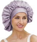 ATNKE Silk Bonnet – Double Layer Satin Sleep Cap for Curly Hair & Braids