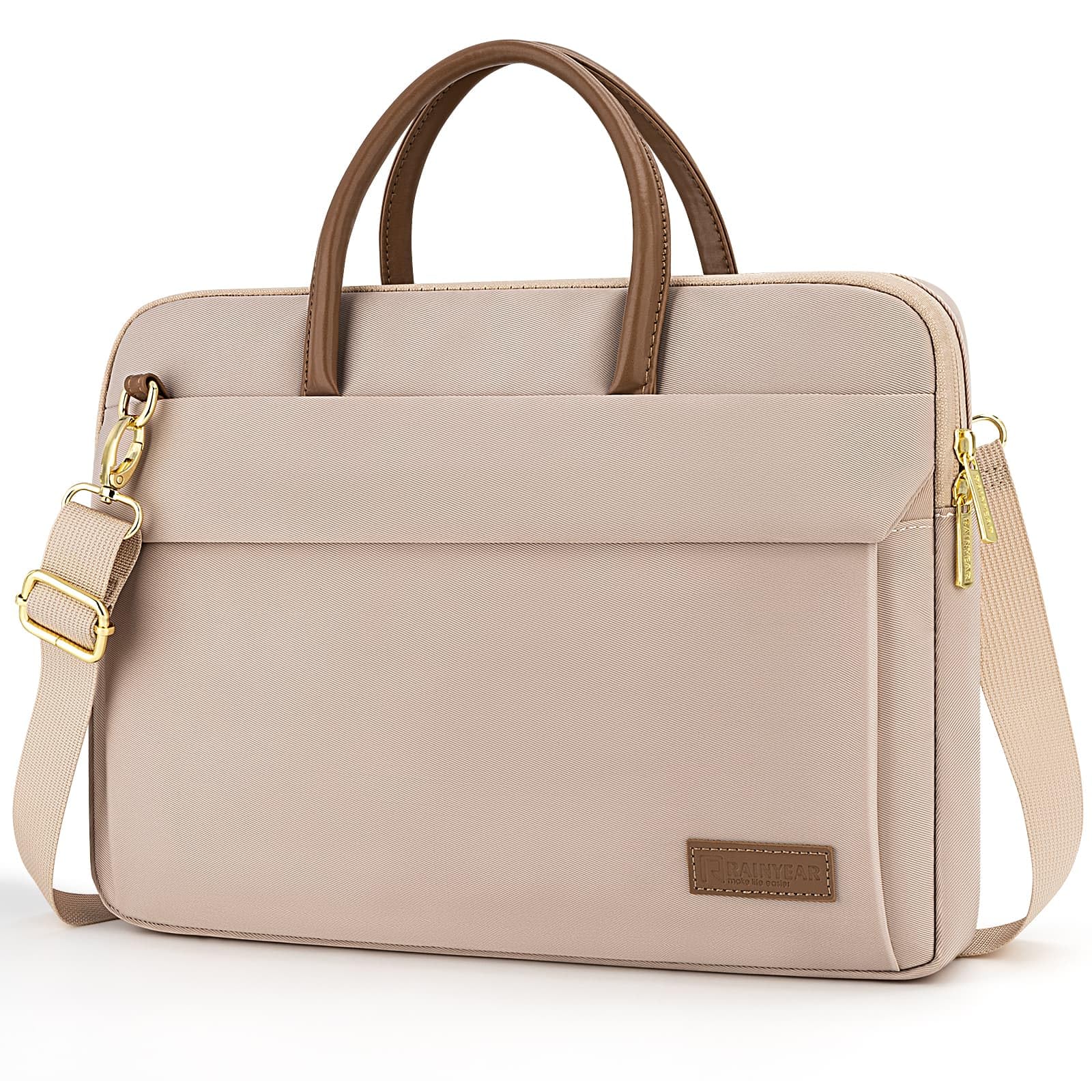 RAINYEAR 14 Inch Laptop Sleeve | Polyester Messenger Shoulder Bag