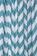 Croydex Aqua Chevron Shower Curtain – Anti-Microbial Polyester, 180x180cm
