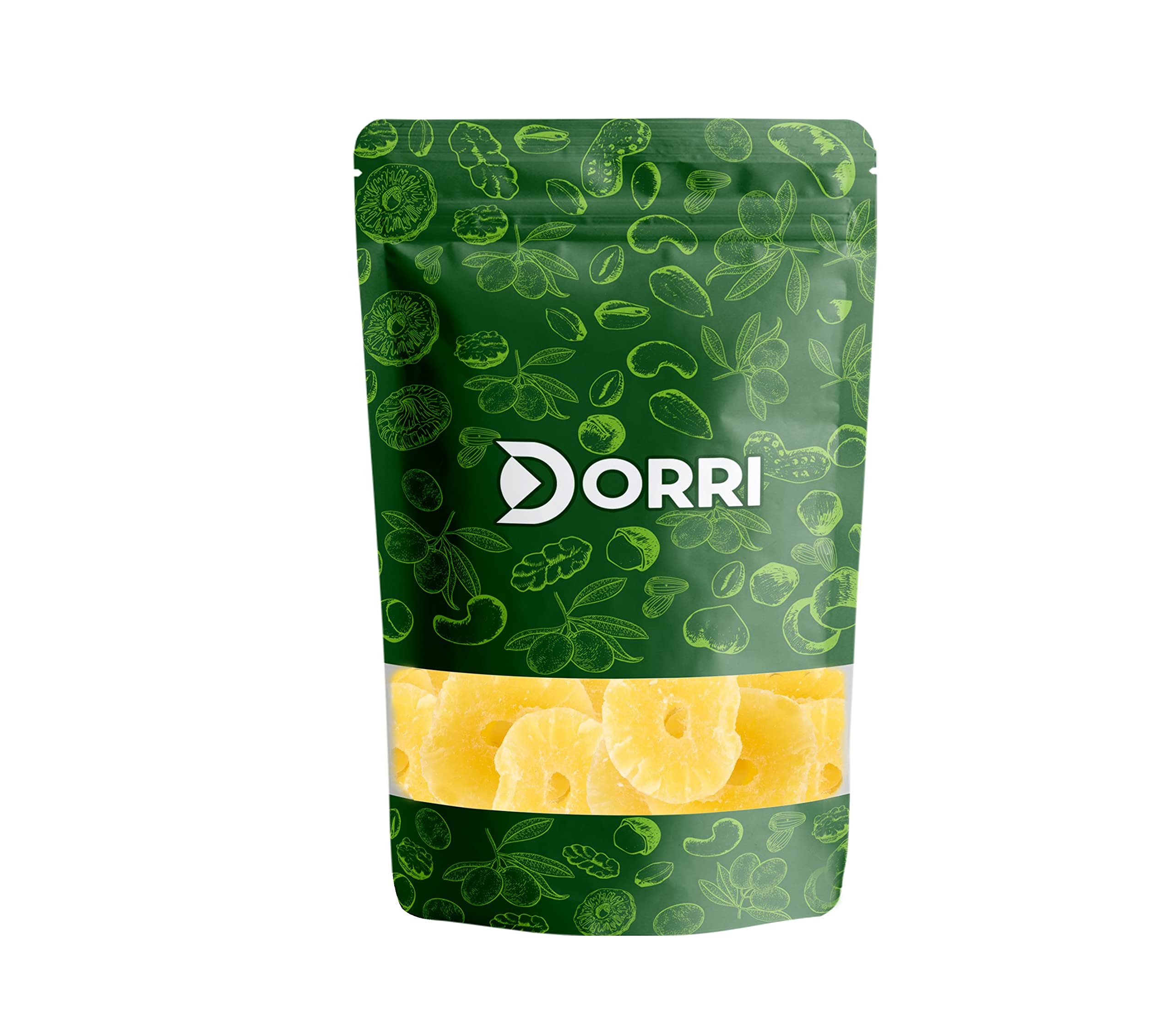 Dorri Crystallised Pineapple Rings – 1kg Premium Dried Tropical Fruit