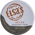 Elsa's Organic Detox Natural Deodorant Cream – Charcoal & Clay
