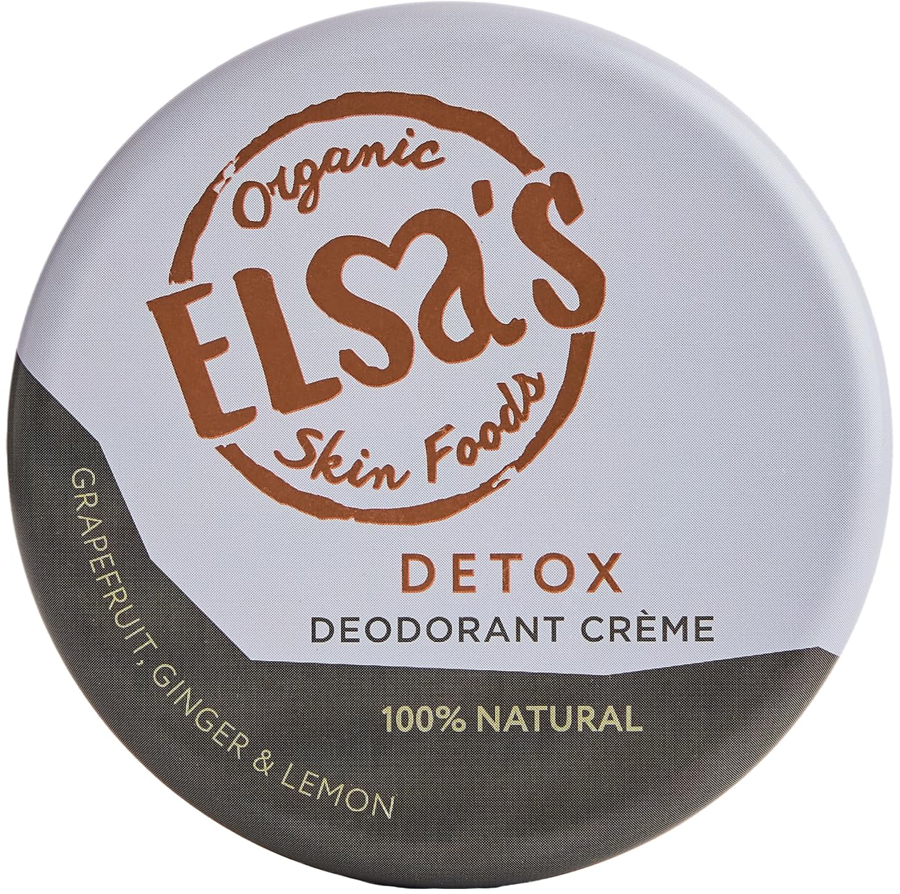 Elsa's Organic Detox Natural Deodorant Cream – Charcoal & Clay