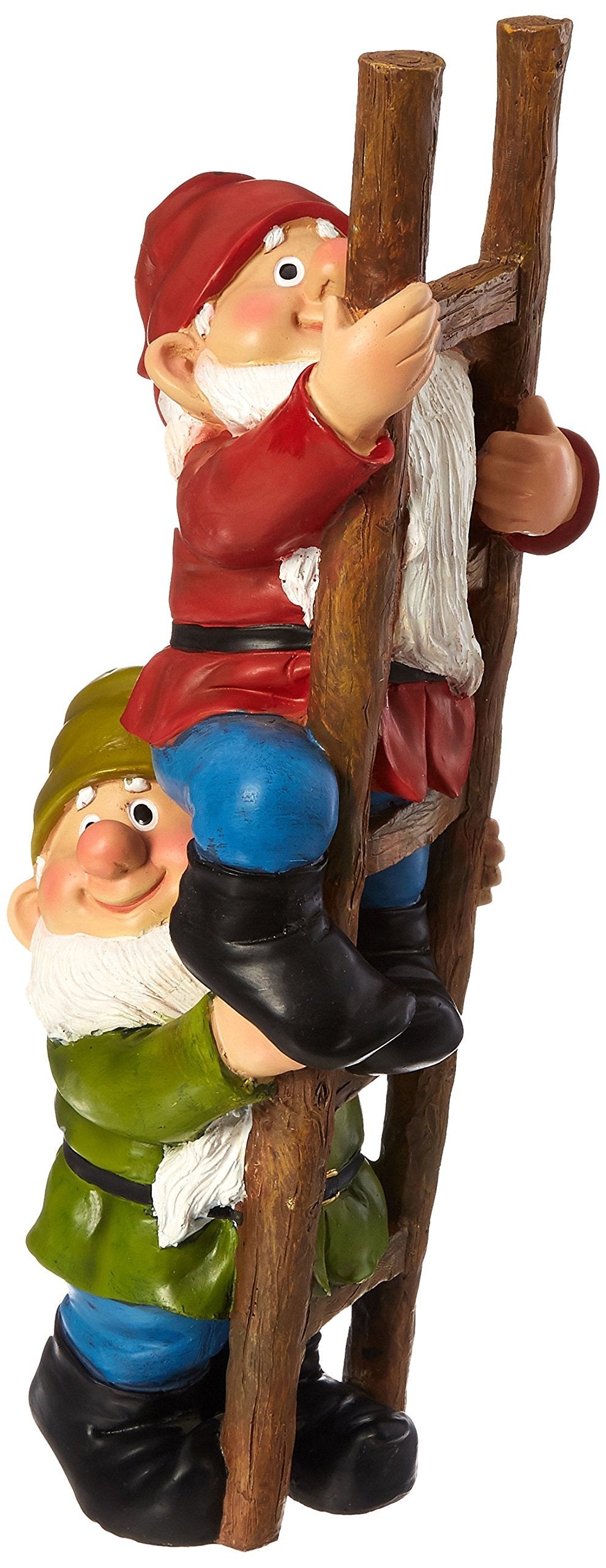 Design Toscano Climbing Gnomes Garden Statue - 28cm Polyresin Outdoor Decor