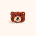 LuLuFun Studio Brown Bear Plush Bag Charm – Sherpa Teddy Bear Keychain