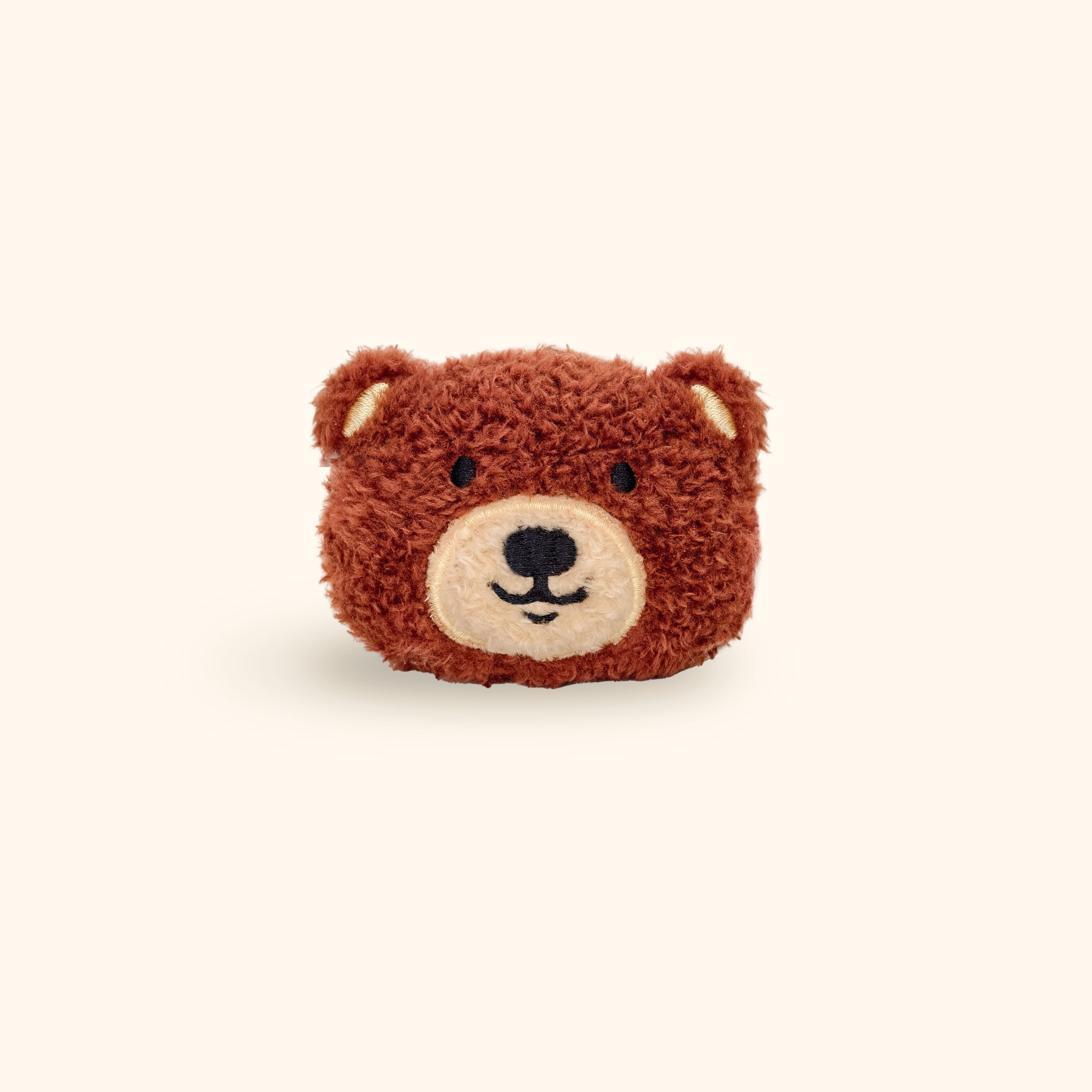 LuLuFun Studio Brown Bear Plush Bag Charm – Sherpa Teddy Bear Keychain