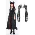 Dark In Love Lilith Gothic 3D Lace Bell Sleeve Cape – Floral Shrug