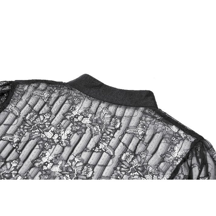 Dark in Love Elara Gothic Black Lace Shoulder Cape – Victorian Style