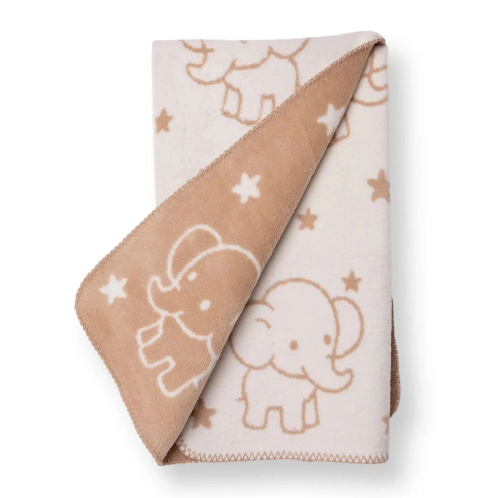 Little Dreams Unisex Blanket Animal Print - Light Brown