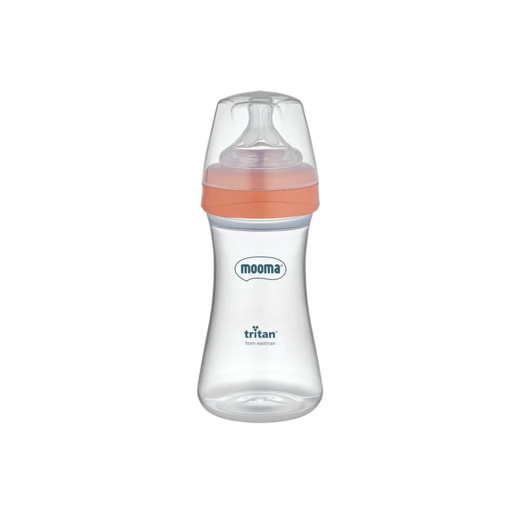 Mooma Neutra Tritan Bottle Fast Flow 18+ months 250ml - Coral Pink