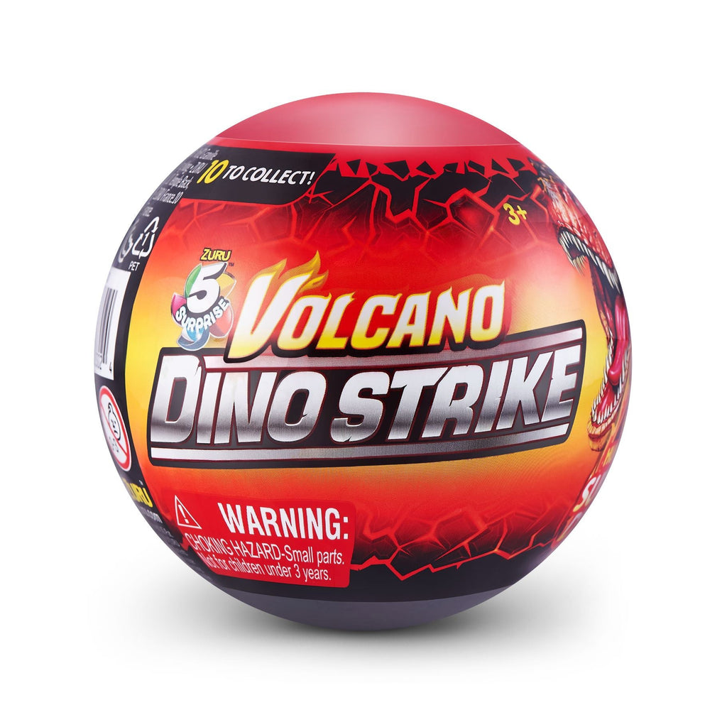 Snaps 5 Surprise Dino Strike Series 4 Volcano Dinosaur Action Playset