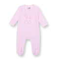HelloBaby Newborn Velvet Footed Jumpsuit - Pink