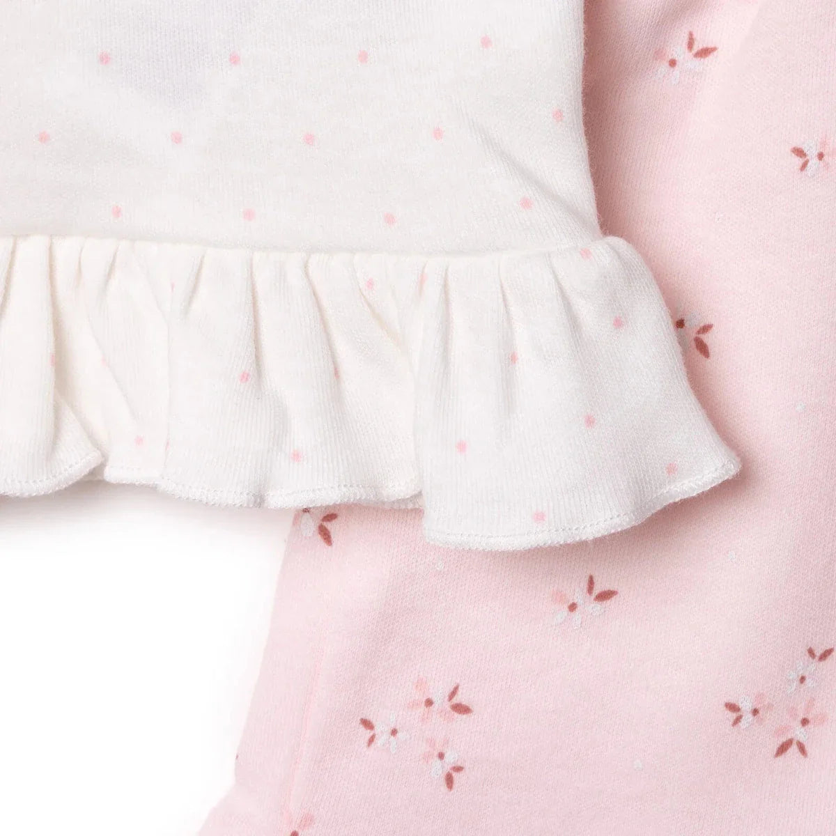 Bebetto Girls T-shirt & Shorts Set Floral Print - Pink