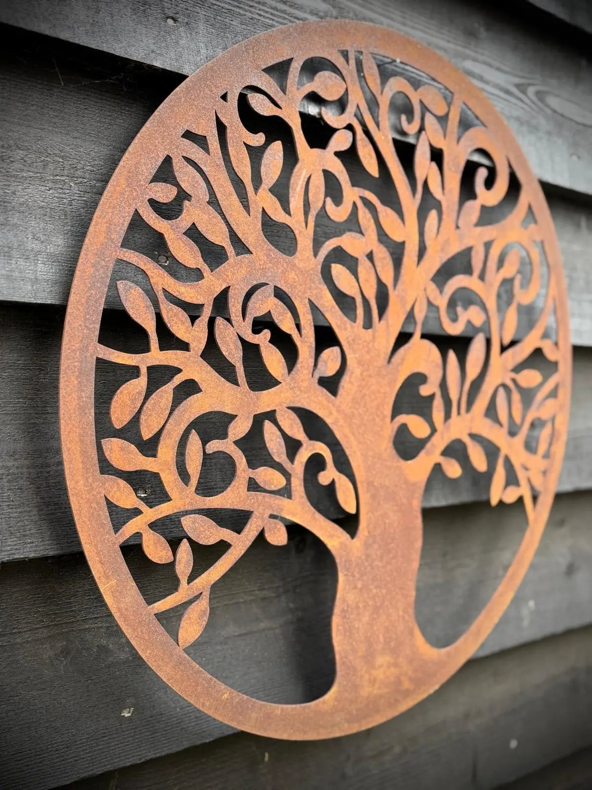 Rustic Warehouse Norfolk Tree of Life Metal Garden Wall Art – 55cm