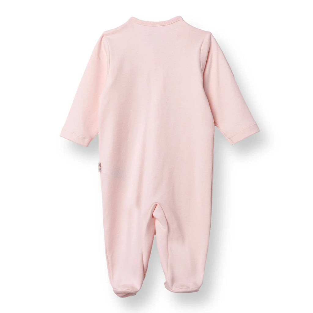 Bebetto Newborn Footed Jumpsuit - Pink