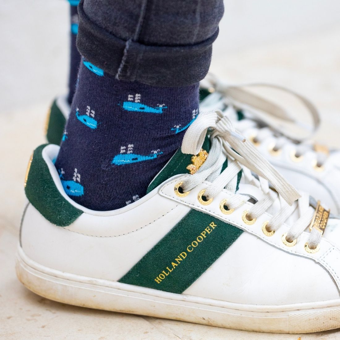 Swole Panda Whale Bamboo Socks – Breathable Sustainable Novelty Socks