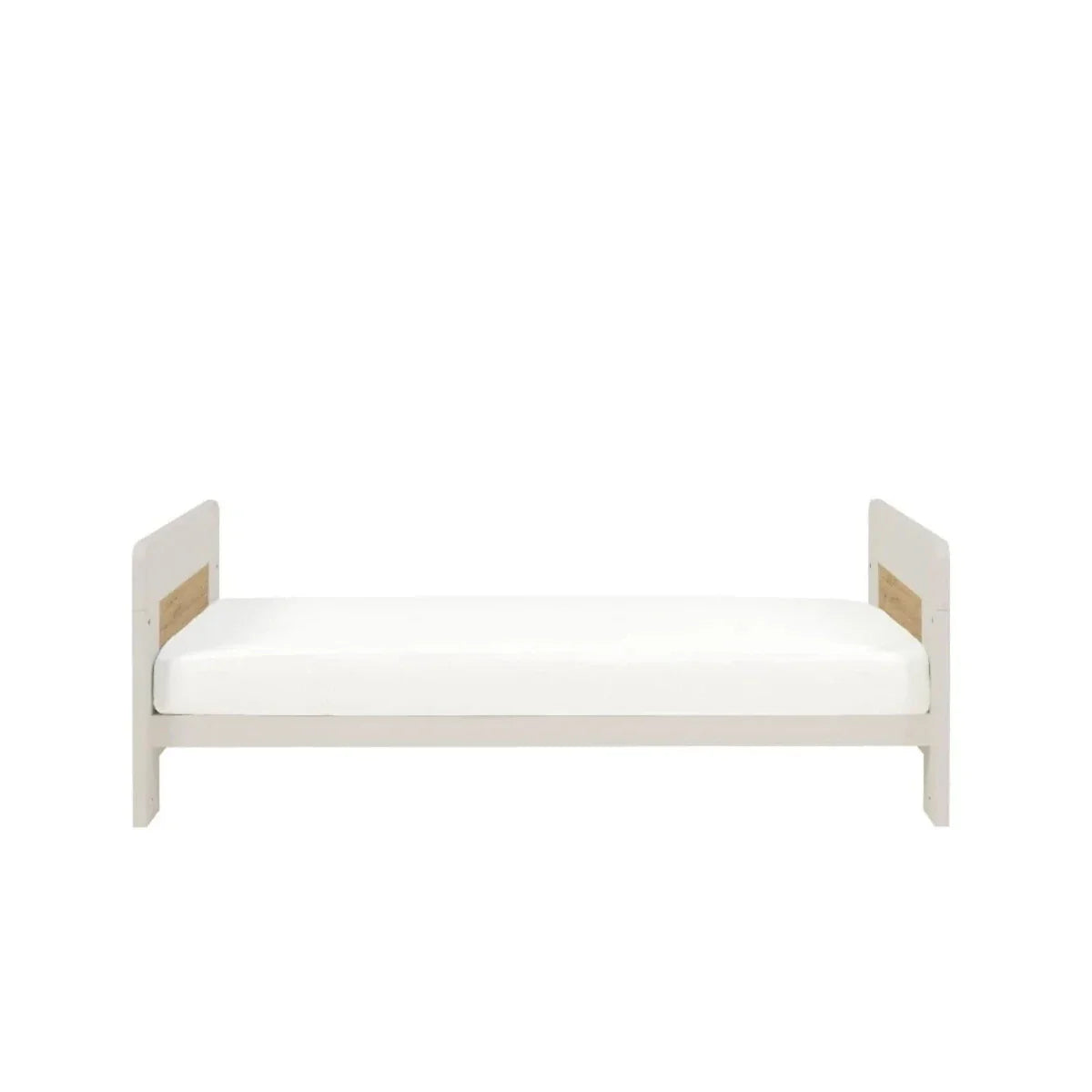 Tutti Bambini Alba Mini Cot Bed - White Sand / Distressed Oak