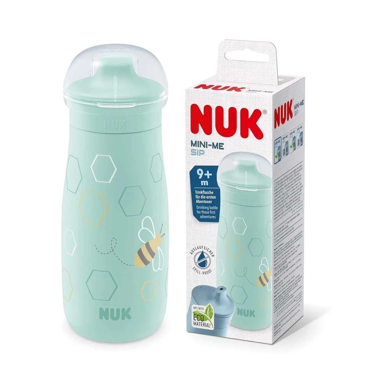 NUK Mini-Mee Sip Cup with Sip Top 9+ months 300ml - Bee