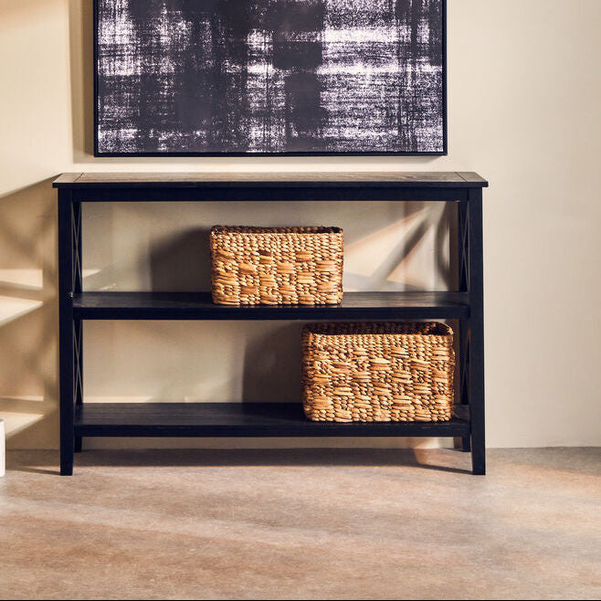 Orsina Lidi Set of 3 Natural Water Hyacinth Woven Storage Baskets