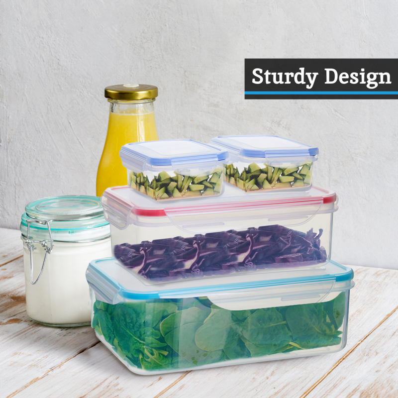 Orsina Herrela 4-Piece Airtight Food Storage Containers - Stackable