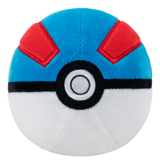 Pokémon Poké Ball 4-Inch Super Soft Plush Toy by Jazwares – Snaps