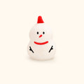 LuLuFun Studio Snowman Plush Charm – Soft White Bag Accessory Keychain