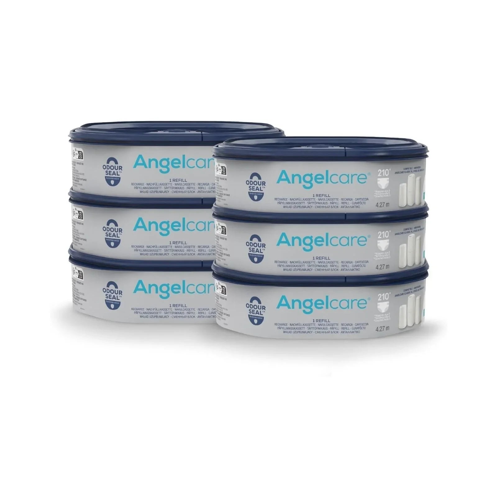 Angelcare Octagonal Classix XL Refill Pack of 6