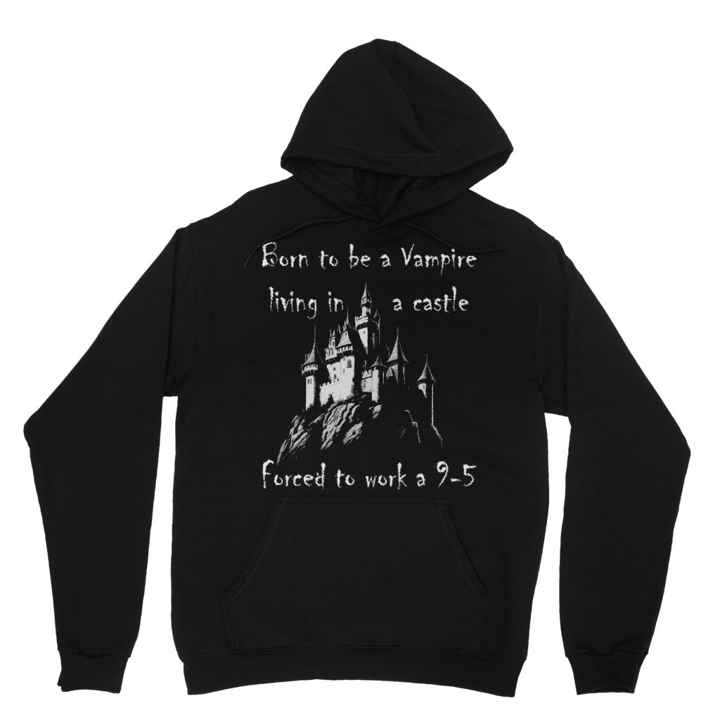 Kate's Clothing Born to be a Vampire Hoodie – Unisex Cotton Sweatshirt