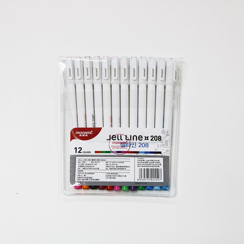 Monami Jell Line 208 Gel Pen - 0.4mm Fine Point Writing Pen by LuLuFun
