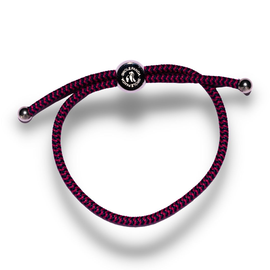 Swole Panda Rich Pink Zigzag Recycled Rope Bracelet | Sustainable Unisex